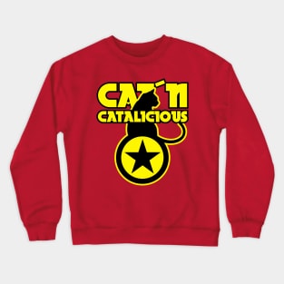 Catn Catalicious Captain Cat Birthday Gift Shirt 2 Crewneck Sweatshirt